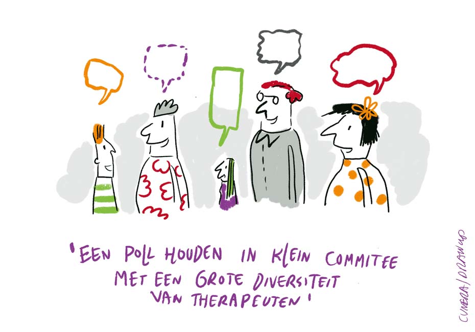 Fysiotherapie live cartoon Cunera Joosten Draw up!