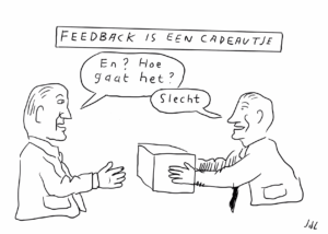 Reflectie Cartoon Jeroen De Leijer Draw up!